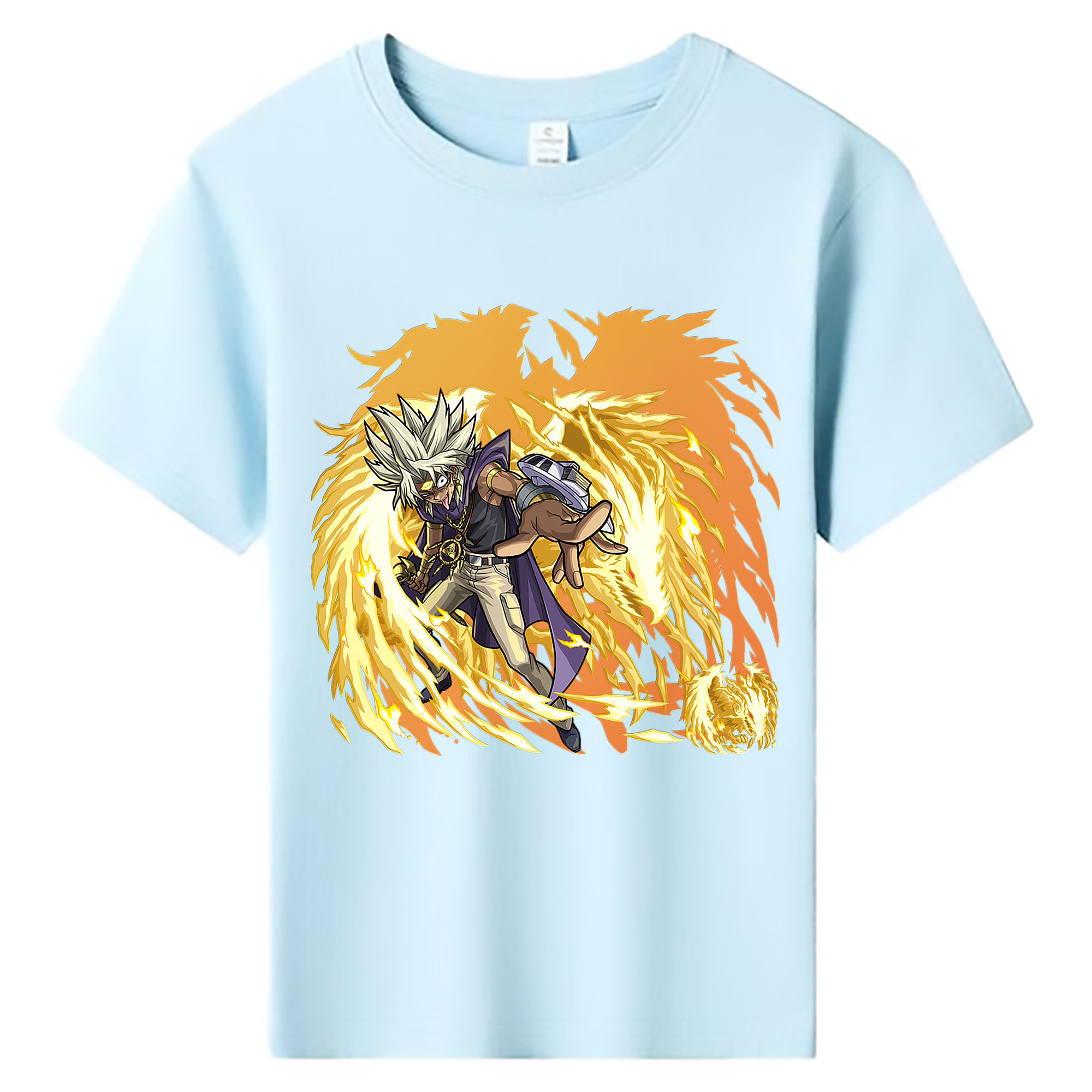 （画像用） 遊☆戯☆王 Yu-Gi-Oh! 綿100％キッズTシャツ（フロントプリント）